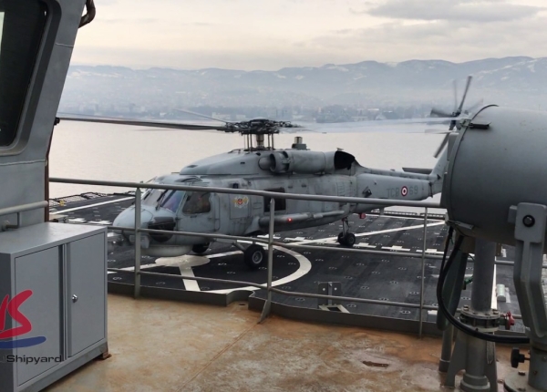 MOSHIP (TCG ALEMDAR) HELİKOPTER İNİŞ TESTİ